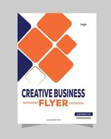 Creative flyer design vector