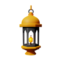 lantern 3d rendering icon illustration png