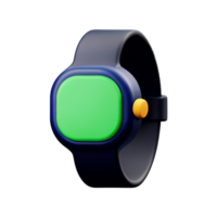 reloj 3d representación icono ilustración png