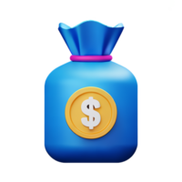 dollar 3d rendering icon illustration png