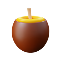 coconut 3d rendering icon illustration png