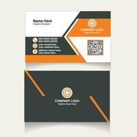 corporate business card design vector