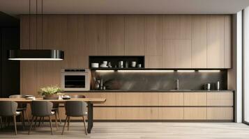 Modern kitchen interior design photo