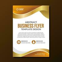 Creative business flyer template vector