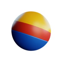 Ball 3d Rendern Symbol Illustration png