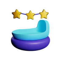 bebé ducha 3d representación icono ilustración png