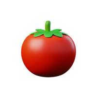 tomate 3d representación icono ilustración png