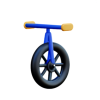 bicicleta 3d representación icono ilustración png