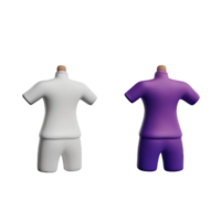 vêtements 3d le rendu icône illustration png