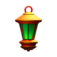 lantern 3d rendering icon illustration png