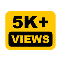 5k, 5k Views, 5k Views Png