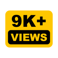 9k, 9k Views, 9k Views Png