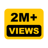 2M, 2M Views, 2M Views Png