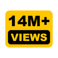 14M, 14M Views, 14M Views Png