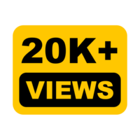 20k, 20k Views, 20k Views Png