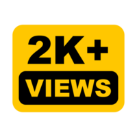 2k, 2k Views, 2k Views Png