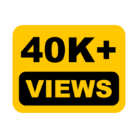 40k, 40k Views, 40k Views Png