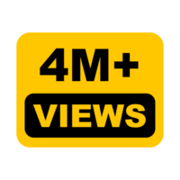 4M, 4M Views, 4M Views Png