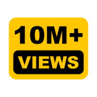 10M, 10M Views, 10M Views Png