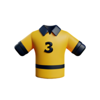 jersey 3d rendering icon illustration png