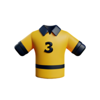 Jersey 3d le rendu icône illustration png