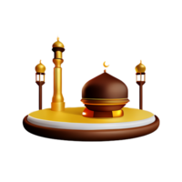 Ramadan 3d icona illustrazione png