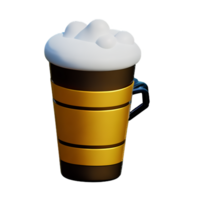 bier 3d renderen icoon illustratie png