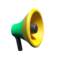 speaker 3d rendering icon illustration png