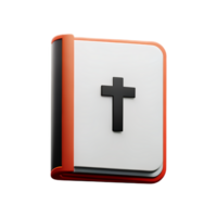 Biblia 3d representación icono ilustración png