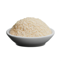 arroz 3d representación icono ilustración png