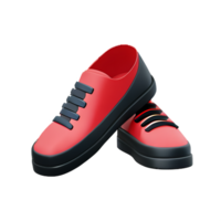 des chaussures 3d le rendu icône illustration png