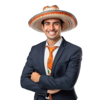 mexicano sorridente homem de negocios isolado png