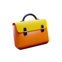 bag 3d rendering icon illustration png