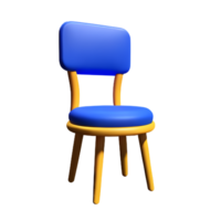 chair 3d rendering icon illustration png