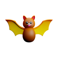 bat 3d rendering icon illustration png