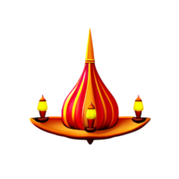 Diwali 3d Rendern Symbol Illustration png