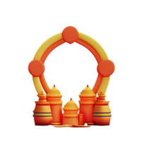 diwali 3d Renderização ícone ilustração png