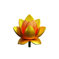 Lotus 3d Rendern Symbol Illustration png