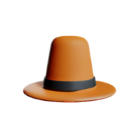 chapeau 3d le rendu icône illustration png