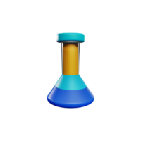 chemistry 3d rendering icon illustration png
