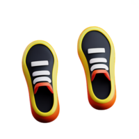 Schuhe 3d Rendern Symbol Illustration png