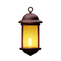 lantern 3d rendering icon illustration png