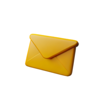 mail 3d renderen icoon illustratie png