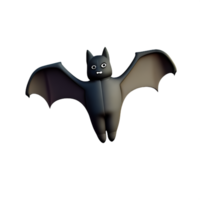 bat 3d rendering icon illustration png