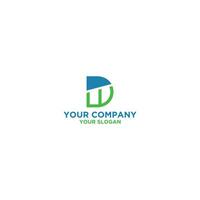 DW accounting logo design vector template