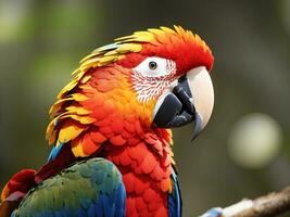 Beautiful bird on tree branch photo