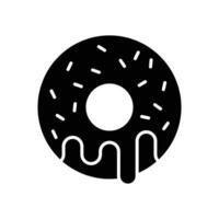 rosquilla icono vector diseño modelo sencillo y limpiar