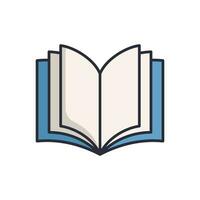 book icon vector design template simple and clean