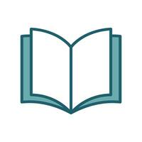 book icon vector design template simple and clean