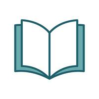 book icon vector design template simple and clean